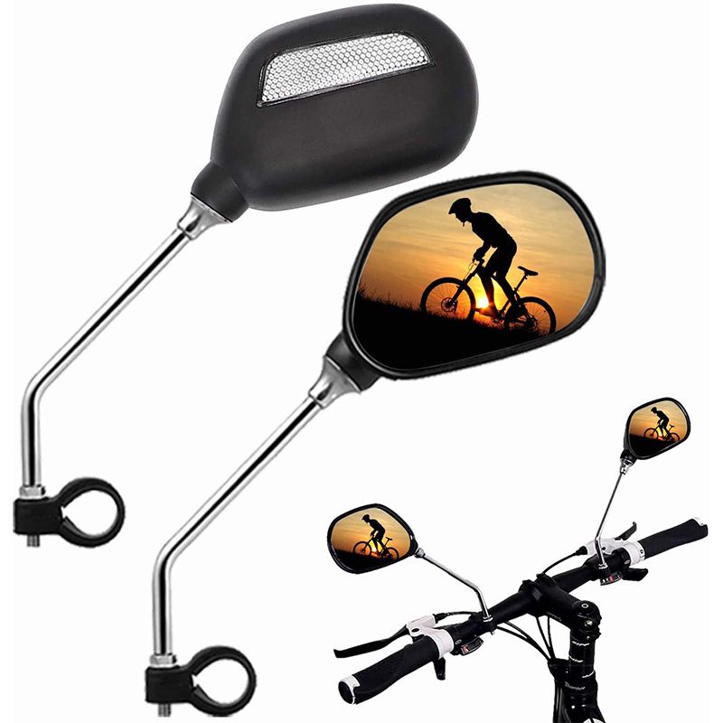 1 Pair Bike Mirror 360 Rotation Back Rearview Mirror Wide Angle Handlebar Bicycle Cycling Mirror