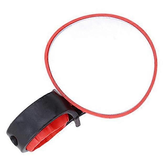 2Pcs Adjustable ycling Bike Mirrors MTB Road Bike Bicycle Handlebar Barend Rearview Mirror Ultralight Safe Mirror Bicycle Accessories - Red