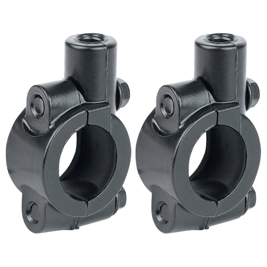 2pcs Bike Mirrors Handlebars Mount Aluminum Alloys Mirrors Holder Regulable Mount for Bikes and Motorcycles M8 Mirror Mount