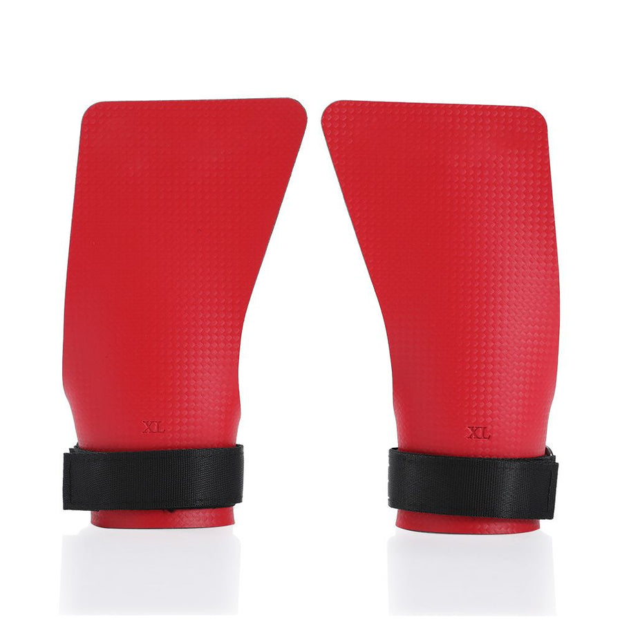 Basketball Hand Grips for Pull-ups Cross Training Gymnastics Weightlifting Palm Protector - Red XL