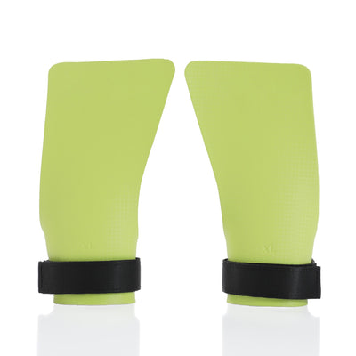Basketball Hand Grips for Pull-ups Cross Training Gymnastics Weightlifting Palm Protector - Fluorescent Yellow XL