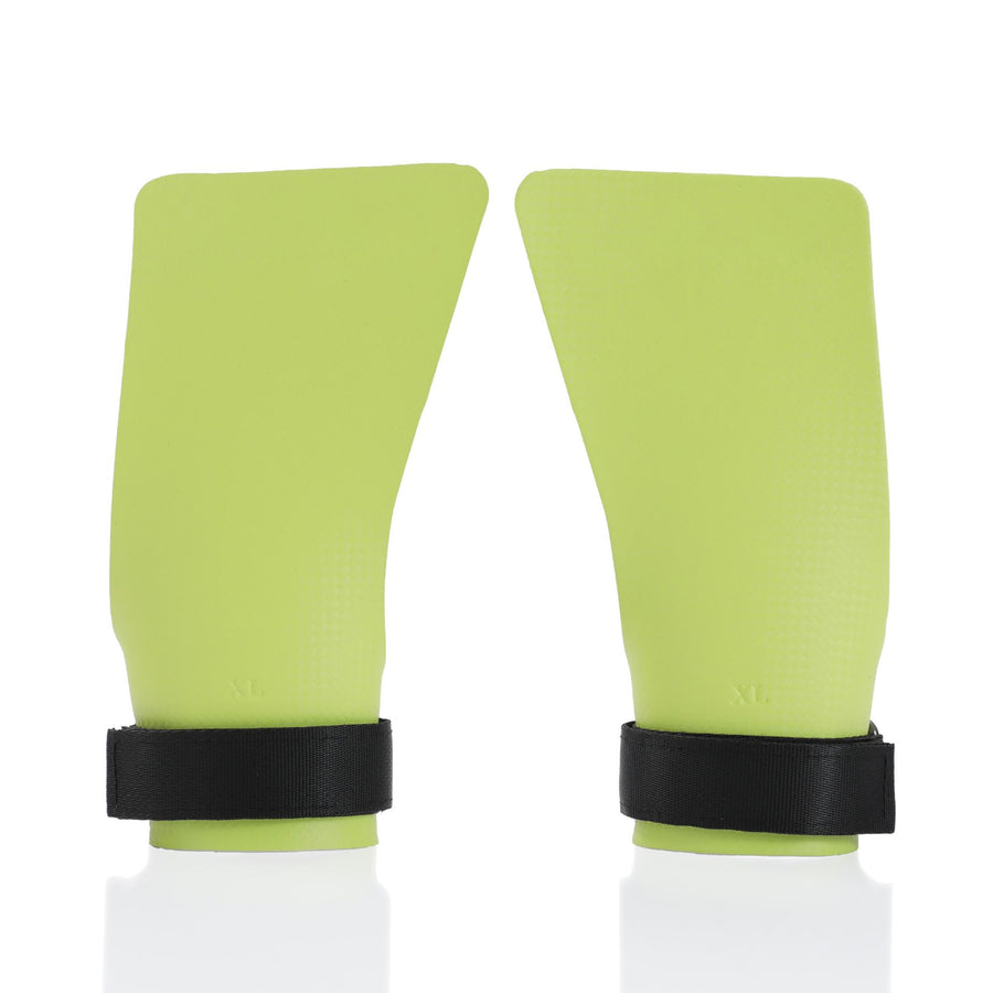 Basketball Hand Grips for Pull-ups Cross Training Gymnastics Weightlifting Palm Protector - Fluorescent Yellow S