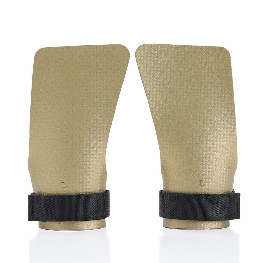 Basketball Hand Grips for Pull-ups Cross Training Gymnastics Weightlifting Palm Protector - Gold S