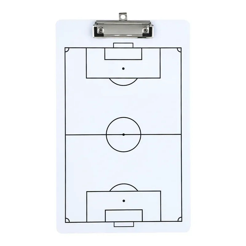 Football Tactical Board Training Erasable Portable Blackboard for Coach Guidance - White