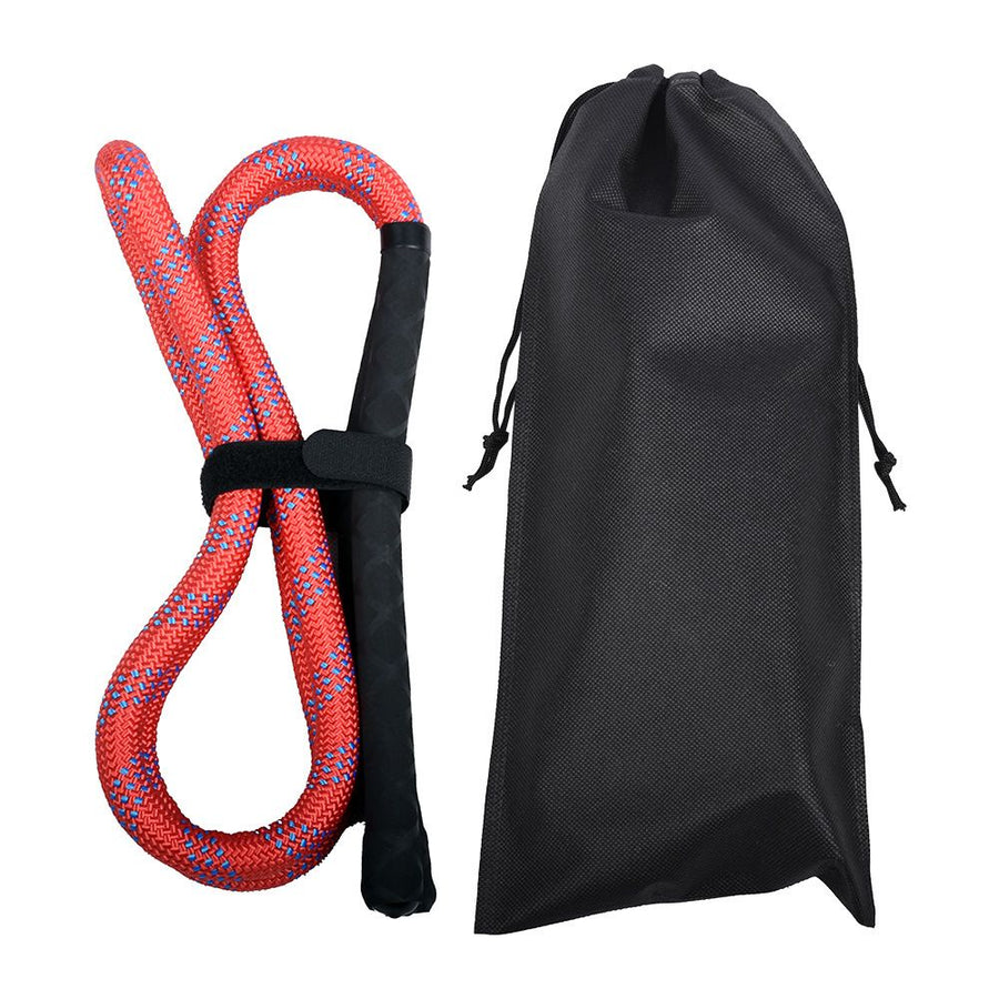 Golf Swing Practice Trainer Rope for Beginners Golf Gesture Correction Portable - Red With Black