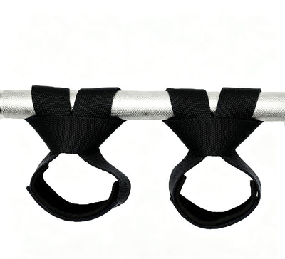 Gym Lifting Straps Barbell Deadlift Booster Belt Fitness Anti-slip Hand Wraps Wrist Straps Fitness Training Auxiliary Belt - Black M