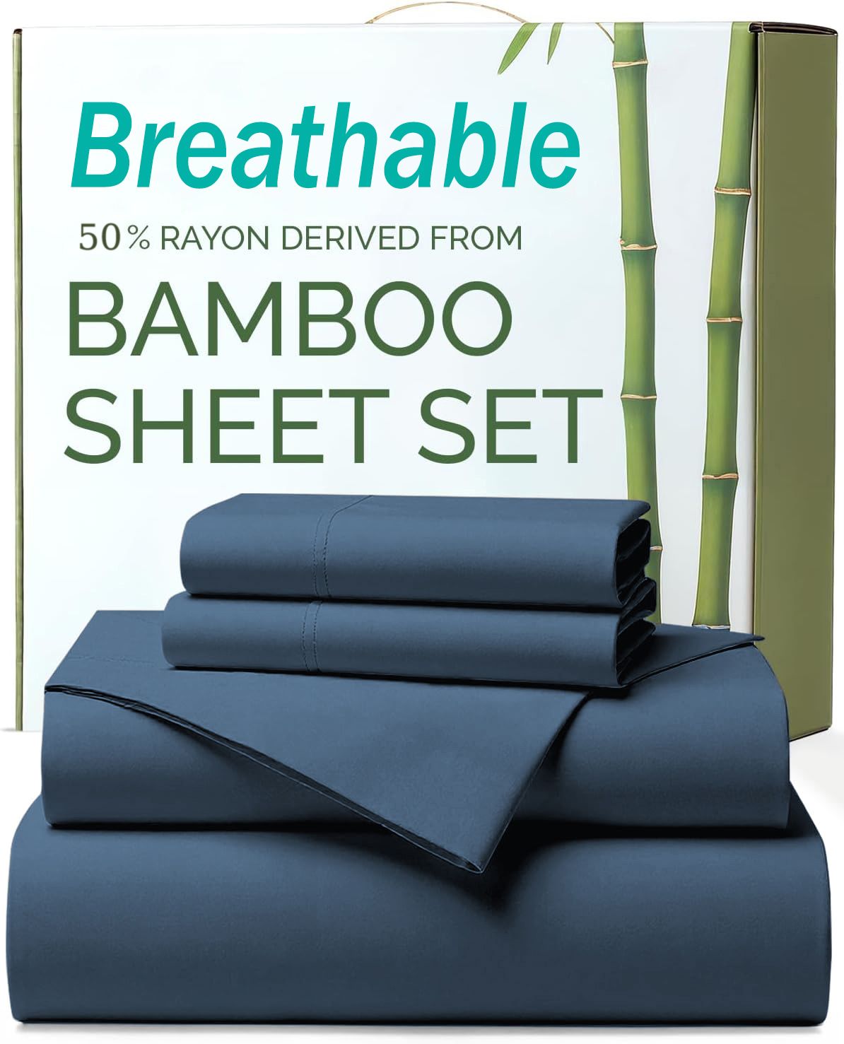 4PC Bamboo 2000TC Sheet Set (King)