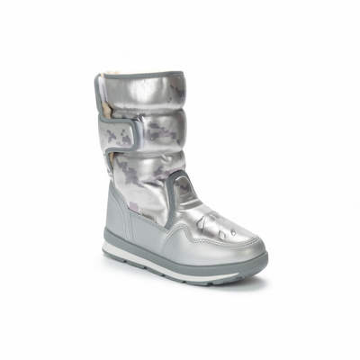 Phibee Kids Snow Boots Anti-Slip Warm M904 silver gray 30