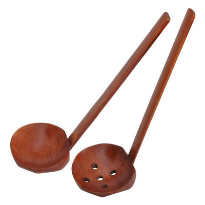 YFJY Wooden Ramen Spoon Commercial Kitchen Tool Ramen colander