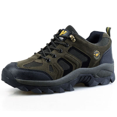 Qifeng Men Women Hiking Shoes Outdoor Sneakers D.Green 40
