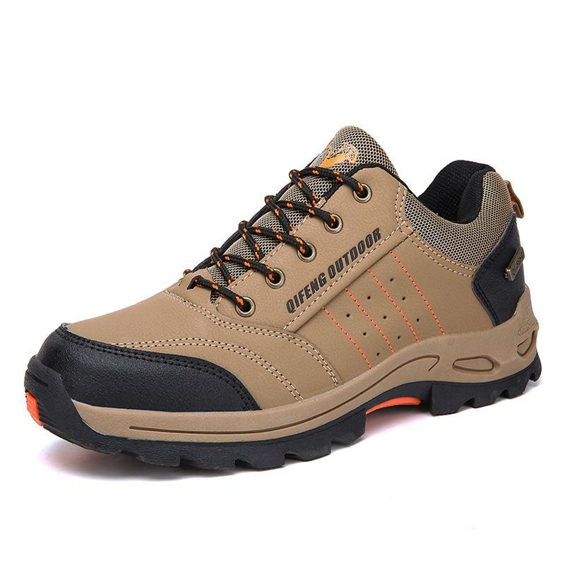 QIFENG Men Women Hiking Shoes Winter Outdoor Cotton Khakis (single shoes) 41