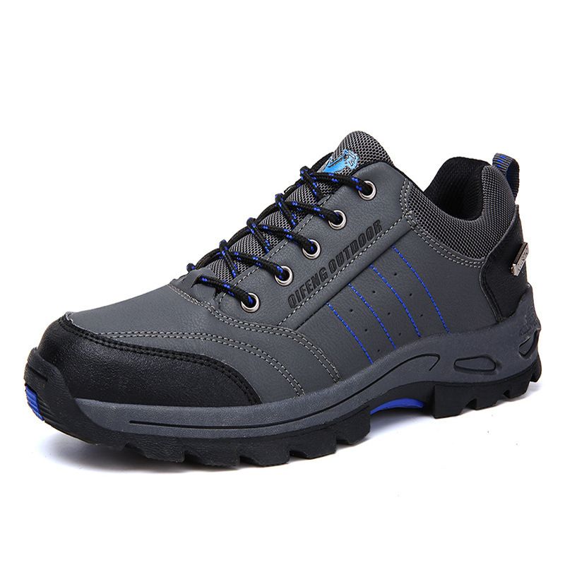 QIFENG Men Women Hiking Shoes Winter Outdoor Cotton Grey (single shoe) 36