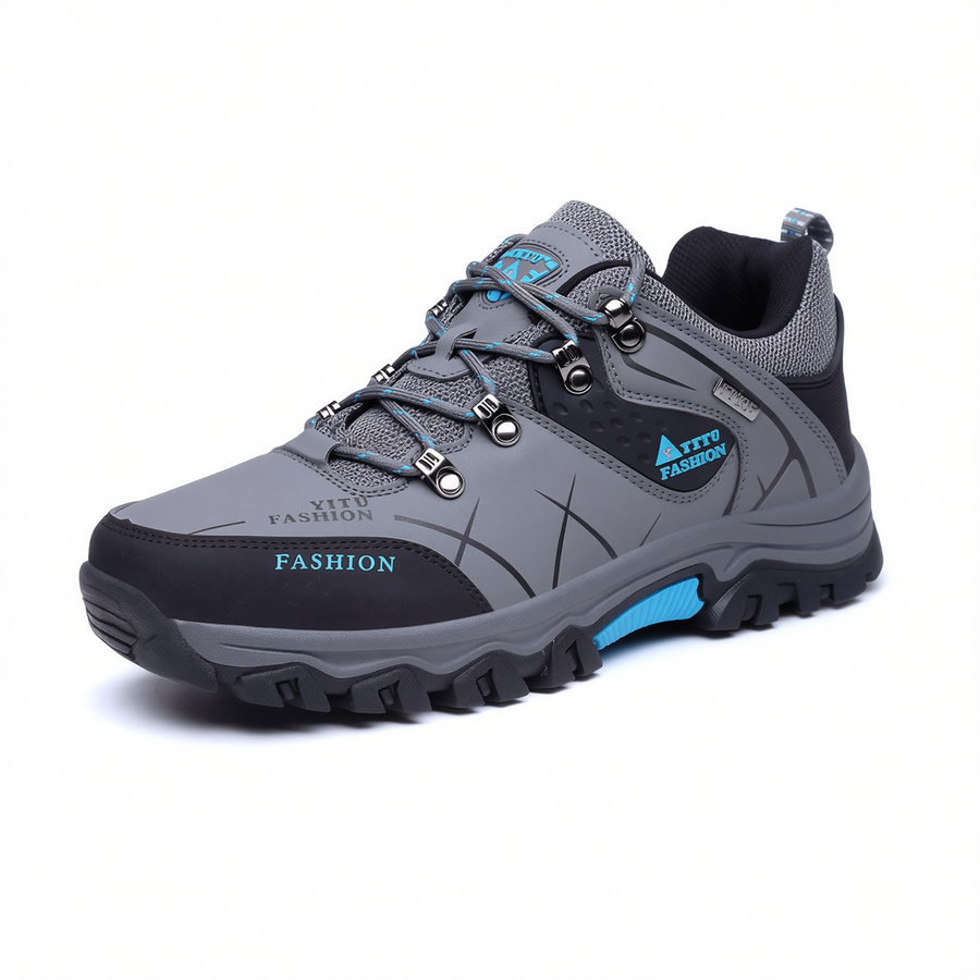 New Code Men Hiking Shoes Anti Slip Outdoor Grey 42