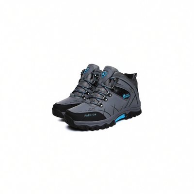 Men High Top Hiking Shoes Winter Warm Size 47 8528 Gray 46