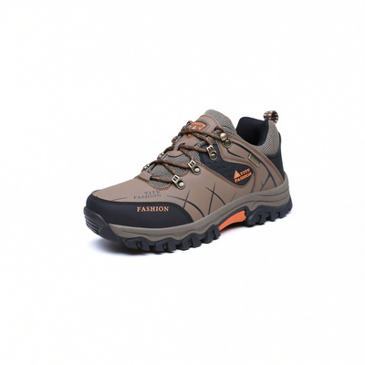 QIFENG Men Hiking Shoes Outdoor Trekking Sneakers Khaki 43