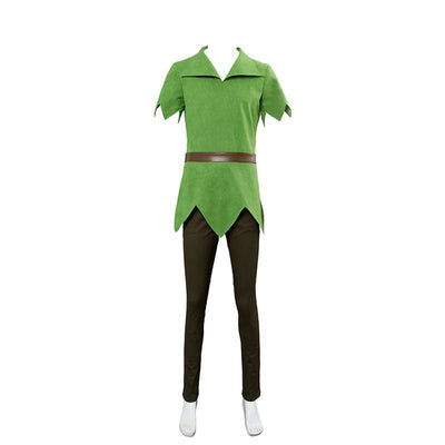 Peter Pan Cosplay Costume Boys Girls Halloween Party M Size: M; Height (cm): 160-165; Weight (kg): 50-55; Bust (cm): 86-90; Waist (cm): 70-74; Shoulder width (cm): 38; Length (cm): 60