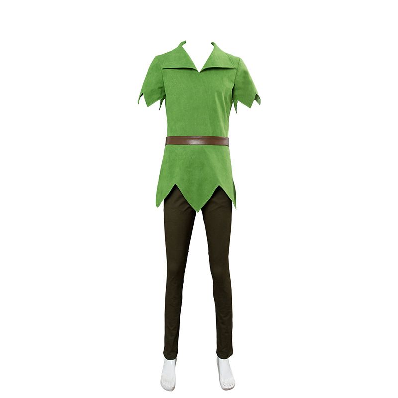 Peter Pan Cosplay Costume Boys Girls Halloween Party L Size: L; Height (cm): 165-170; Weight (kg): 55-60; Bust (cm): 90-94; Waist (cm): 74-78; Shoulder width (cm): 39; Length (cm): 62