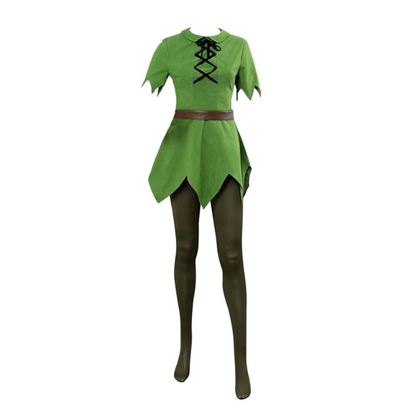 Peter Pan Cosplay Costume Boys Girls Halloween Party Children's 1.3 m