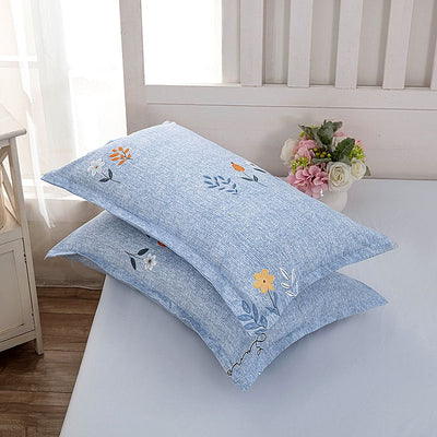 Tiao yuyun Pillowcase Pair Polyester 48x74cm 48*74cm [pillowcase one]