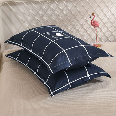 Pillowcase Pair 48x74 Polyester Twill 48x 74cm ± 2cm [pillow core a pillowcase a]