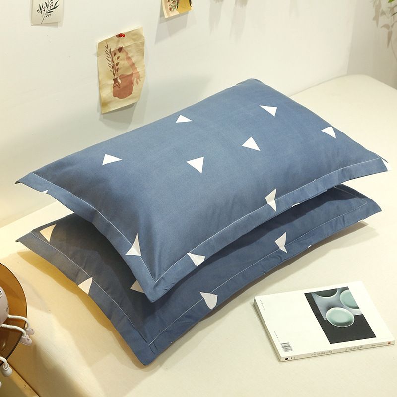 Pillowcase Pair 48x74 Polyester Twill 48x 74cm ± 2cm [pillow core a pillowcase a]