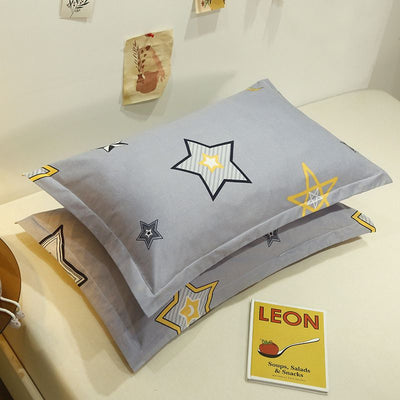 Pillowcase Pair 48x74 Polyester Twill 48x 74cm ± 2cm [pillow core a pillowcase a]