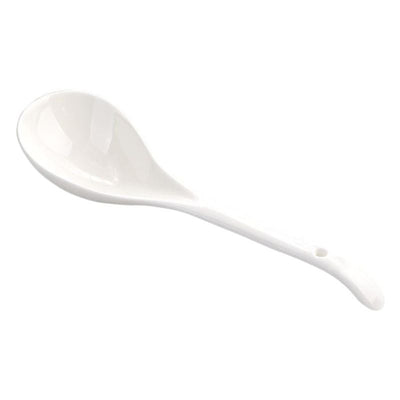 Ceramic Soup Spoon Yo Laifu Large White Phnom Penh Extra Large Soup Spoon