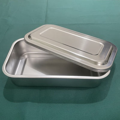 Jinbokang Stainless Steel Sterilization Box Surgical... 8 inch no hole [201 stainless steel]]