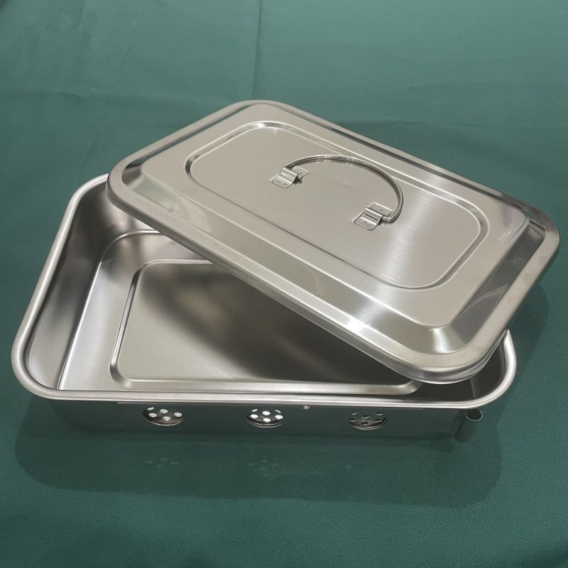 Jinbokang Stainless Steel Sterilization Box Surgical... 9 inch hole [304 stainless steel]]