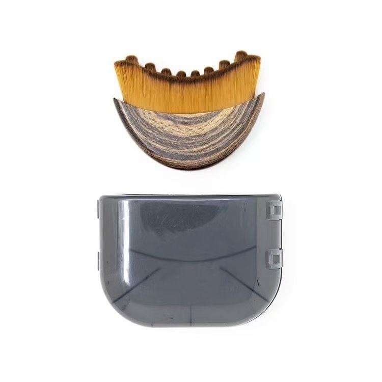 Lymphatic Contour Face Brush Nylon Makeup w/ Cover