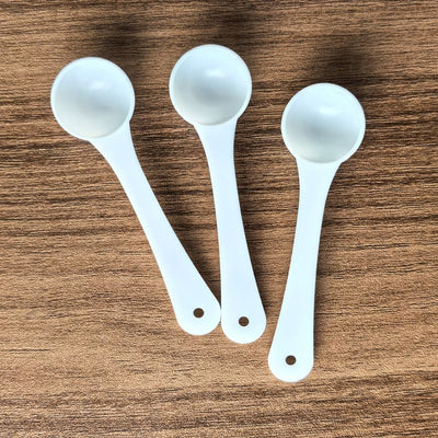 Yumi Plastic Measuring Spoon 1g2g3g5g10g15g 1g short handle measuring spoon with hole
