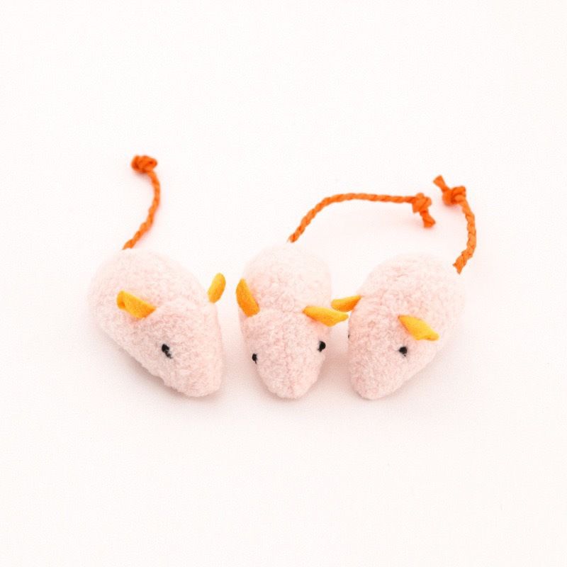 Cat Toy Catnip Mouse Pet Chew Play Pink No specifications