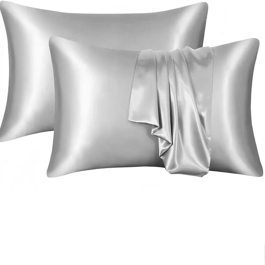 Pillowcase Synthetic Fiber 5176cm Twill Gray pillowcase 51* 76cm