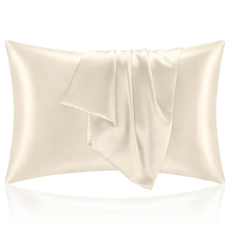 Pillowcase Synthetic Fiber 5176cm Twill Beige pillowcase 51* 76cm