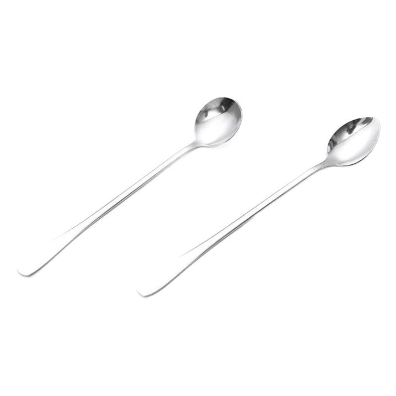 Zimoo Stainless Steel Spoon Long Handle Office Kitchen Round spoon