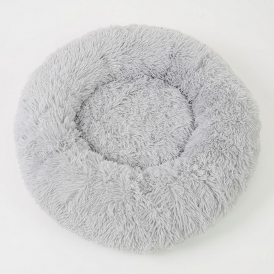 Heated Pet Bed for Cats and Small Dogs, USB-Powered Warmth with 5 Temperature Settings and Timer, Washable Round Cozy Couch for Indoor Comfort (70cm)