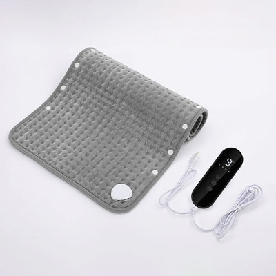 Electric Heating Pad with Digital Thermostat, Soft Flannel Heat Wrap for Shoulder Neck Back Abdomen Legs, Adjustable Temperature and Timer for Home Relaxation and Muscle Comfort (43*84cm)