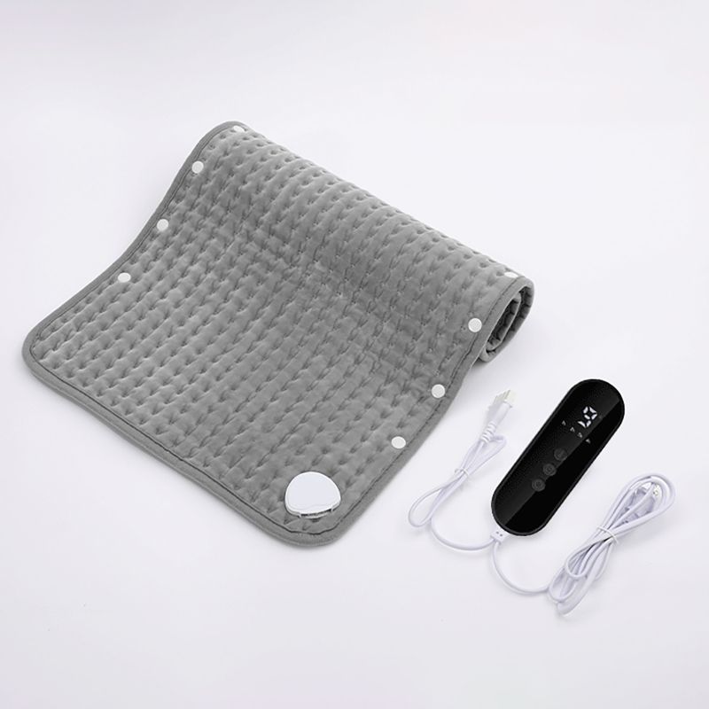 Electric Heating Pad with Digital Thermostat, Soft Flannel Heat Wrap for Shoulder Neck Back Abdomen Legs, Adjustable Temperature and Timer for Home Relaxation and Muscle Comfort (50*100cm)