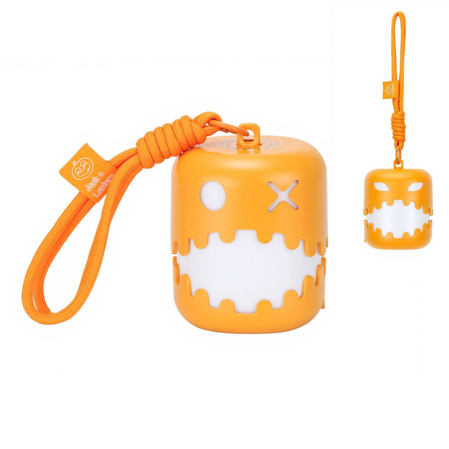 Dual-Expression Halloween Pumpkin Night Light with 7 Modes, Pull-String Control, and Rechargeable Battery – Spooky Festival Decor, Kids' Handheld Prop, and Cozy Bedside Lamp (2PCS)
