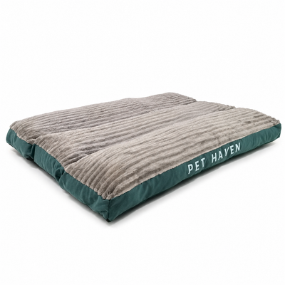 Luxuriously Soft and Thick Pet Sleeping Mat, Perfect Four-Season Floor Bed for Dogs and Cats, Removable Washable Cover with Waterproof Non-Slip Base, Ideal for Light Sleepers and All Breeds (XL,Grey)
