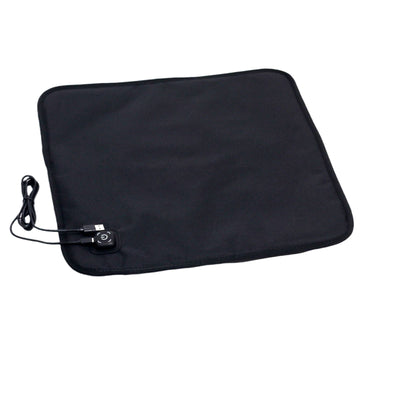 USB-Powered Heated Seat Cushion with Adjustable Temperature, Waterproof Oxford Fabric, Non-Slip Bottom for Office, Home, Outdoor Folding Chairs, Winter Warmth Solution (43×43cm)