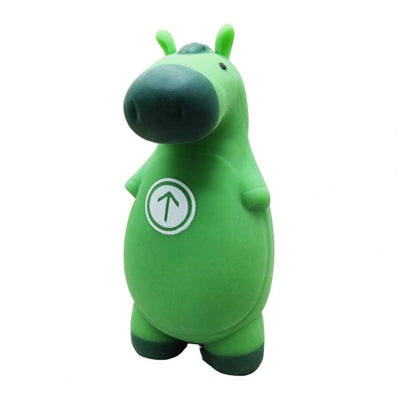 Green Horse Stress Relief Toy: Squeeze, Stretch, and Squish Your Worries Away – Cute Desktop Decor for Anxiety Relief, Fun Parent-Child Interaction, and Office Desk Fidget Play (1PCS)