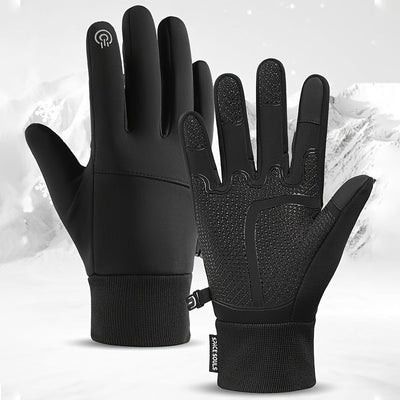 Winter Thermal Touchscreen Gloves for Outdoor Sports – Windproof, Fleece-Lined, Anti-Slip, Compatible with Running, Cycling, Fishing, Skiing, and Daily Cold-Weather Activities (M)