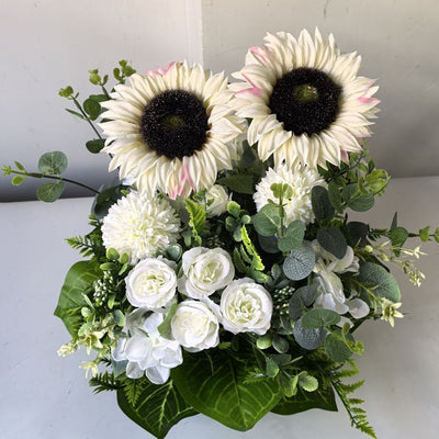 Artificial Lily Floral Arrangement Home Decor Garden Decor Australian Home - Multi-color - Size 12