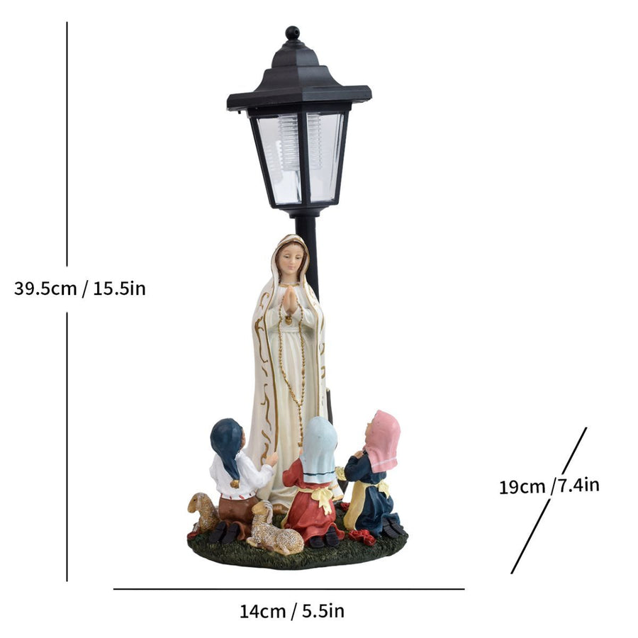Resin Hummingbird Solar Lamp Outdoor Garden Sculpture Couple Hummingbird - Multi-color - Size 47