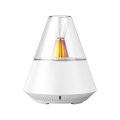 flame aroma diffuser, realistic flame diffuser, aromatherapy diffuser, essential oil diffuser, 7 color lights diffuser, ultra quiet diffuser, auto off diffuser, flame effect humidifier, Australian aromatherapy, relaxation diffuser - White - Size Contains
