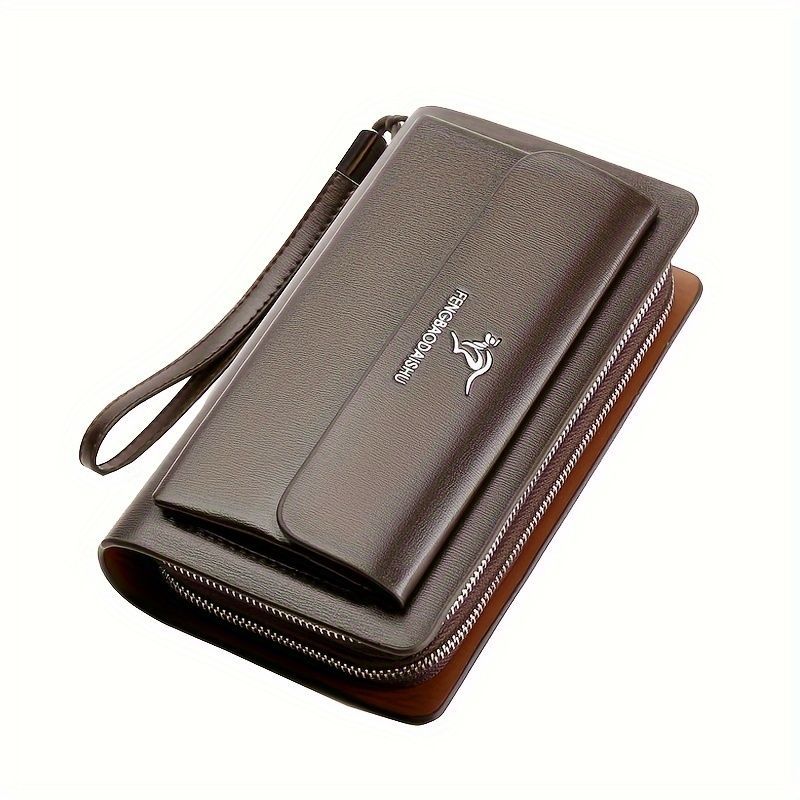 Men'S Clutch Bag Business Clutch Portable Clutch Men'S Accessories - Brown - Size m
