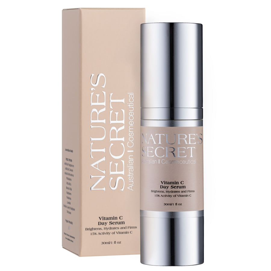 Vitamin C Day Serum 30ml | Brightening Face Serum for Dark Spots, Pigmentation, Uneven Skin Tone & Hydration | Australian Made