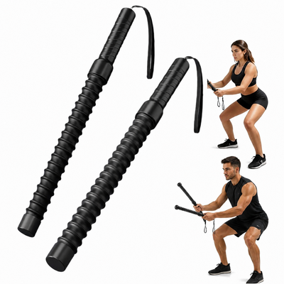 1 Pair Cordless Battle Rope Fitness Training Rope Strength Workout Equipment for Home Gym Full Body Exercise