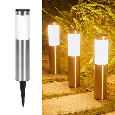 Solar LED Garden Pathway Light Silvery warm light Outdoor Landscape Lamp Waterproof with Automatic Light Sensor for Yard Walkway Driveway 1 Pack